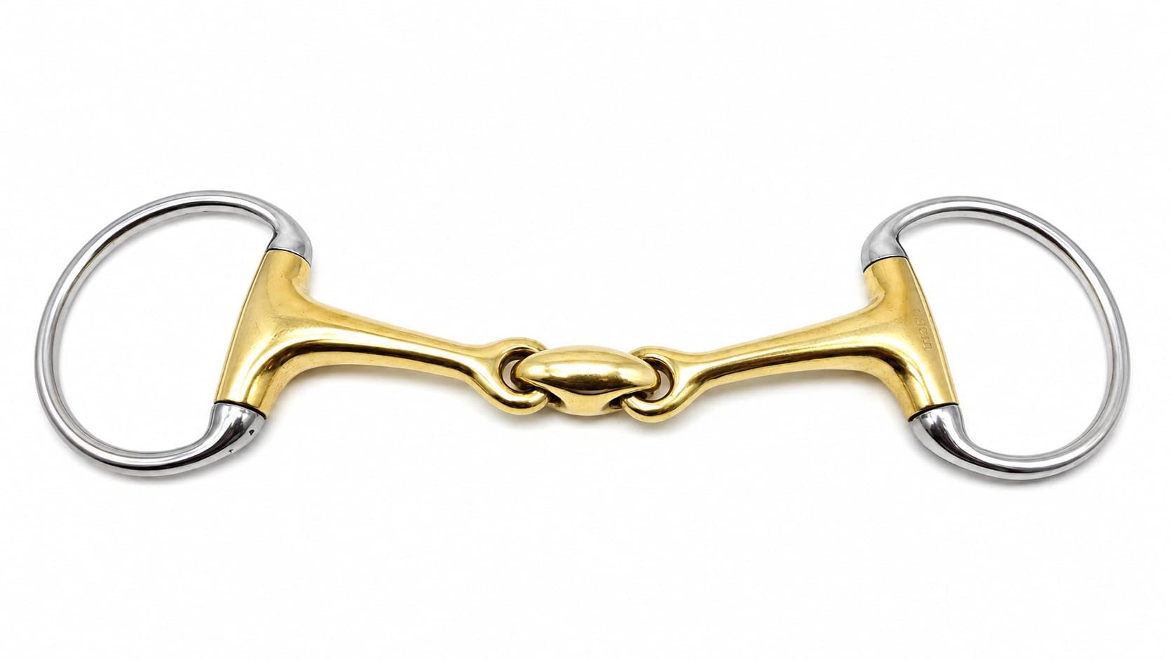 Tysons Breeches D Ring Gebiss Kaltblut Argentan 14,5-18,5 cm Übergröße doppelt gebrochen 15 mm