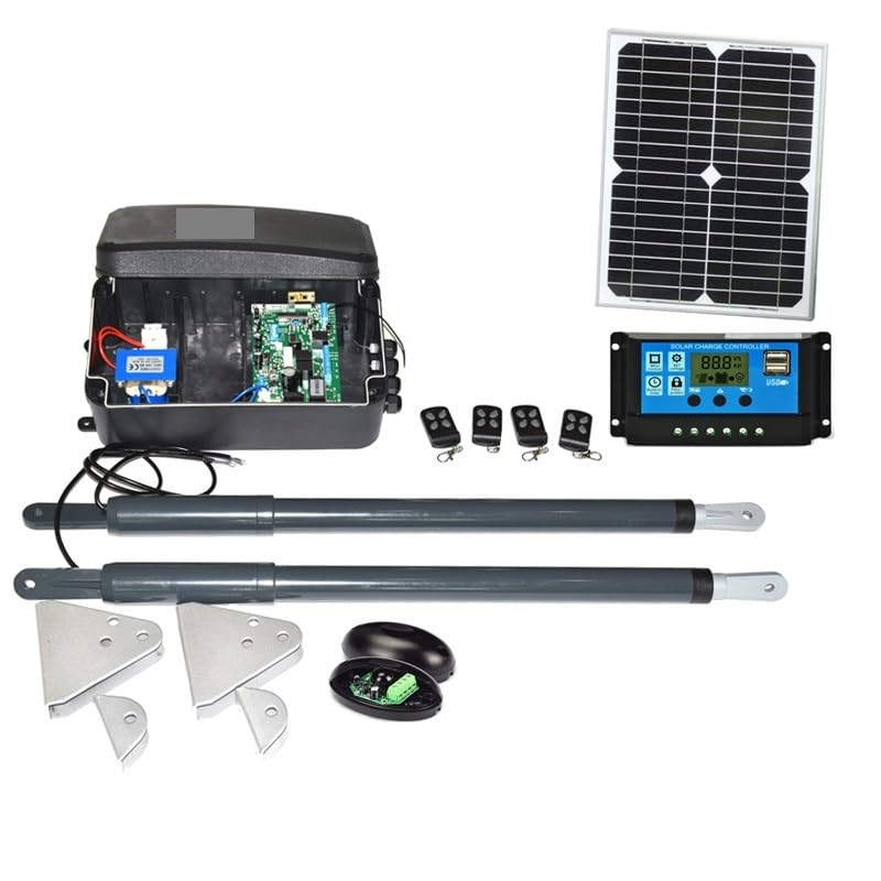 Układ słoneczny Podjazd Elektryczny siłownik liniowy 12VDC 200kg Silnik System silnika Automatyczny mechanizm otwierania bramy skrzydłowej GSM 2 piloty Podjazd mieszkaniowy(Kit 4)