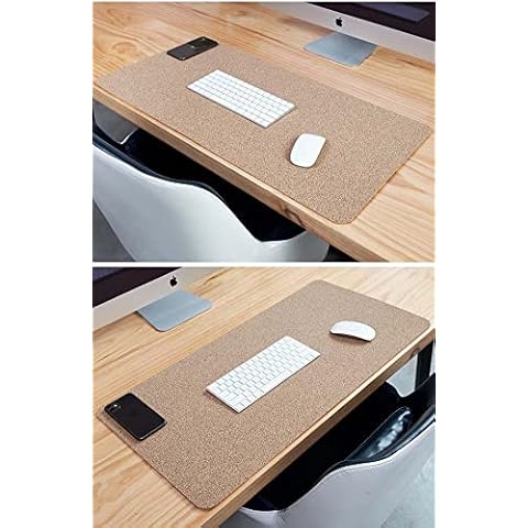 Waterproof Desk Writing Mat, Eco-Friendly Natural Cork Laptop Desk Pad Cover
