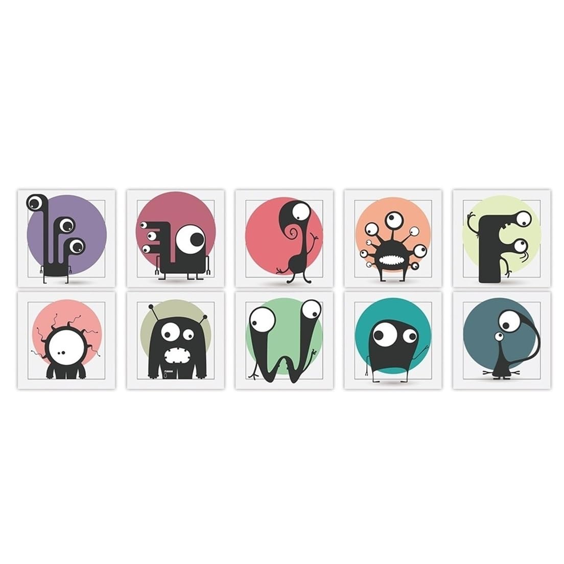 CYWDHFO Self-Adhesive Wall Stickers, Crystal Tile Decor