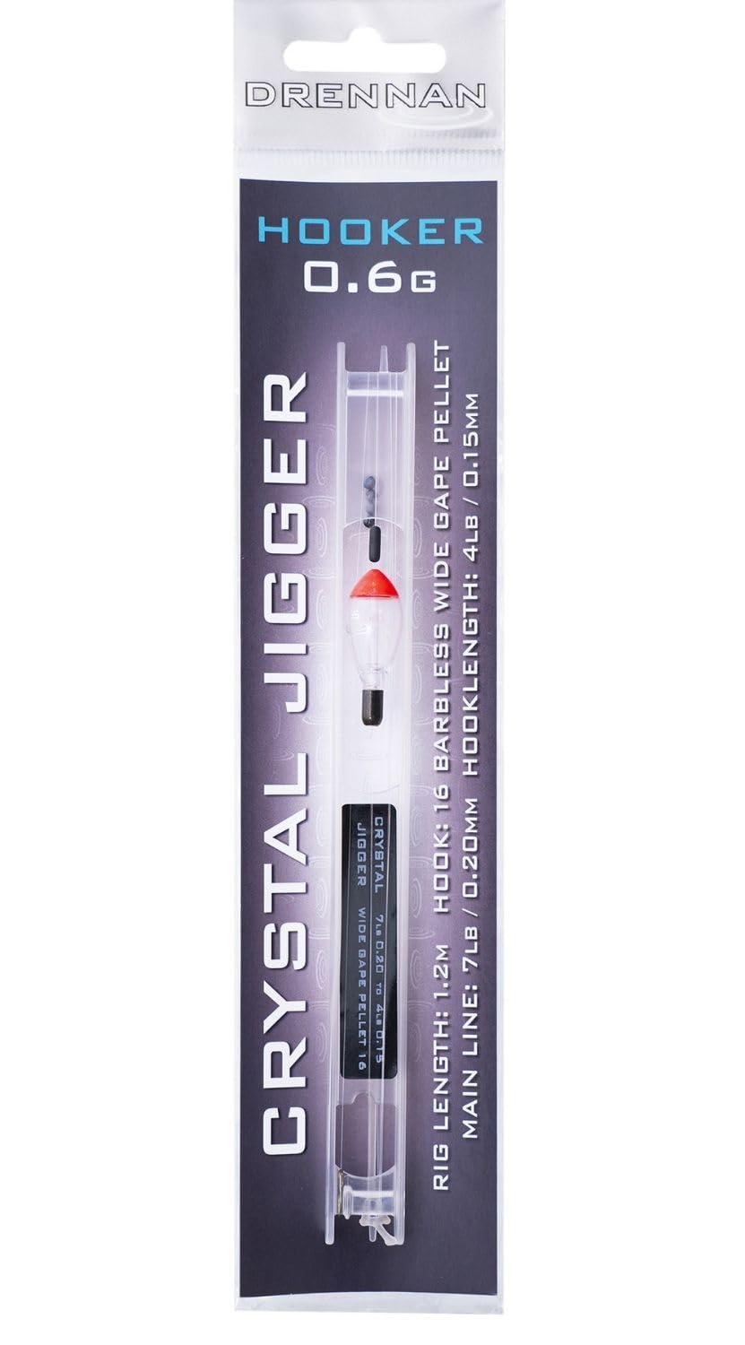 Drennan Crystal Jigger Hooker Rig: 0.6g