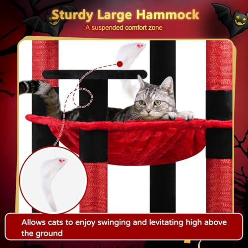 Cat Tree with Large Cat House for Indoor Cats - Image 5