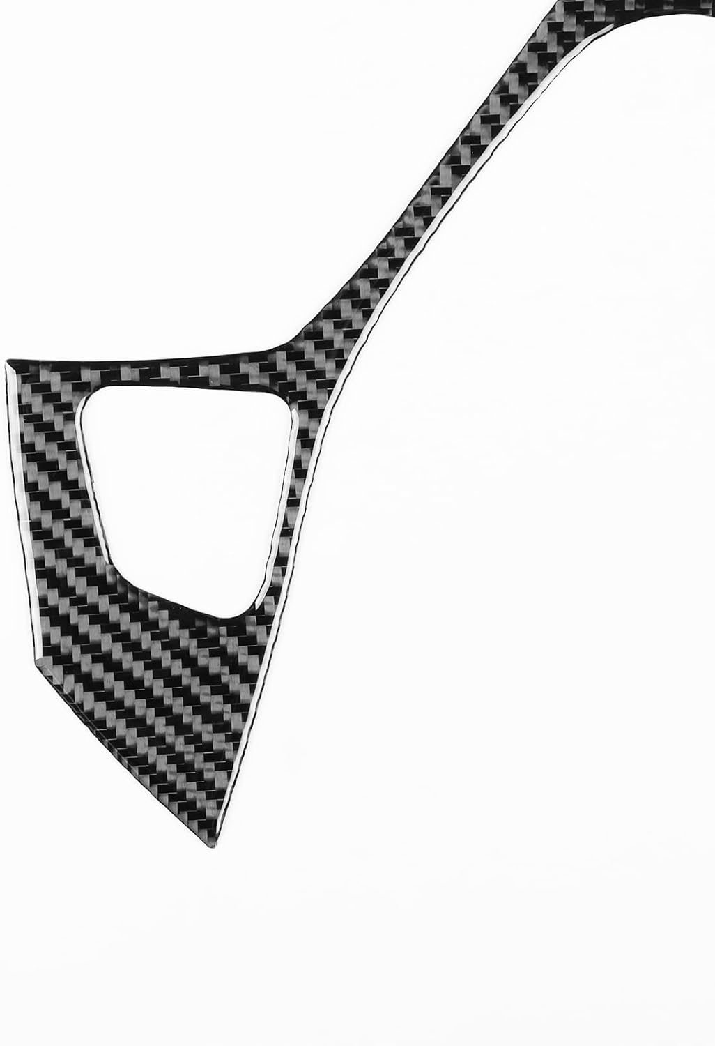 Real Premium Carbon Fiber Compatible with Ford Explorer 2011 2012 2013 2014 Accessories Car Steering Wheel Buttons Cover Sticker Decals Interior Trim