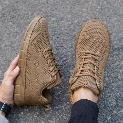 Image of DLWKIPV Men Running Shoes Men's Tennis Shoes Lightweight Breathable Fashion Sneakers Non Slip Workout Gym Shoes for Running