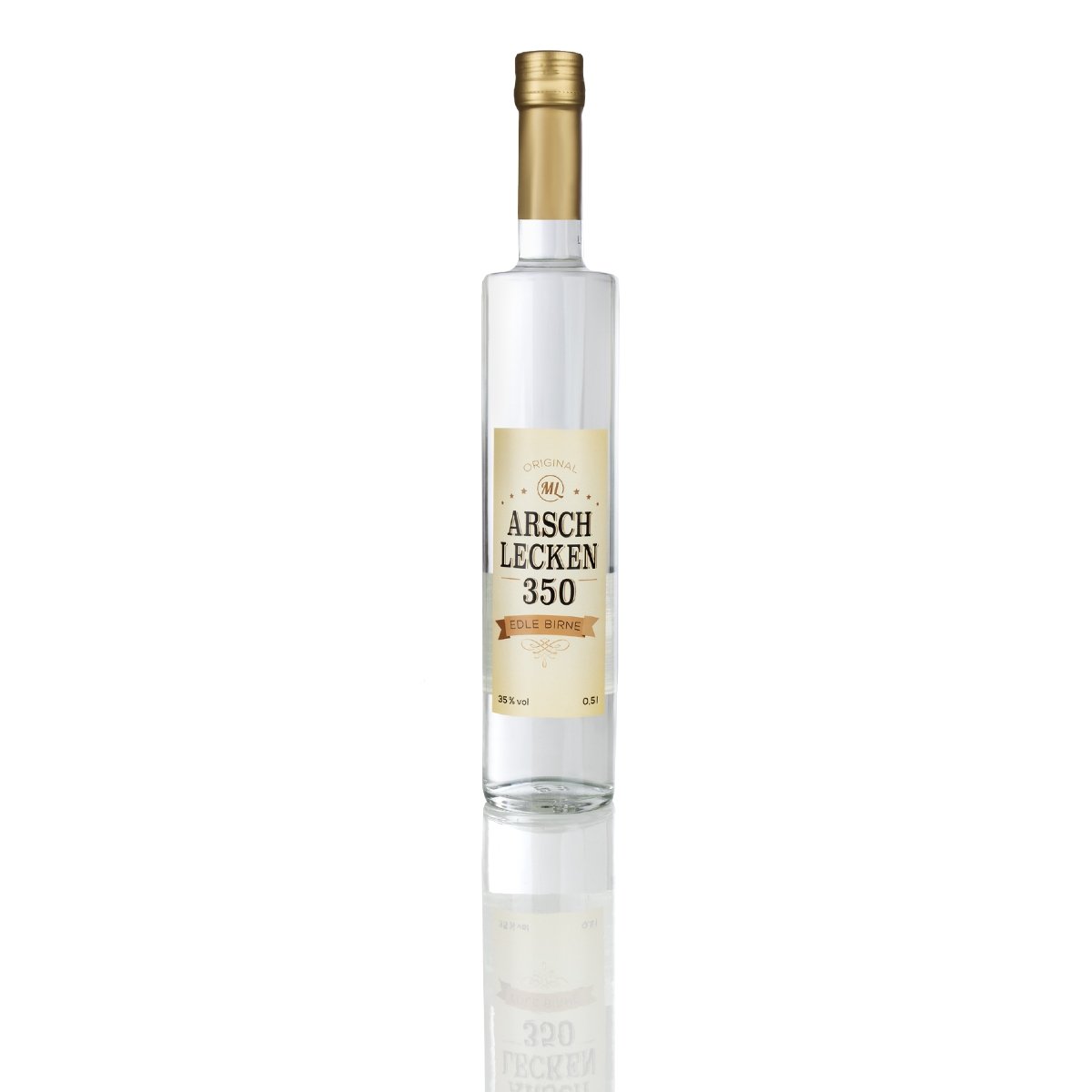 Arschlecken 350 Original Sepp Bumsinger's - Williams, Obstbrand 0,5 Liter 35% vol. (1x0,5 Liter)