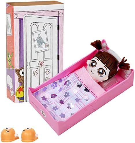 SWEET SEAMS Disney 4" Soft Rag Doll Pack – 1pc Toy | Monsters Inc. Boo Doll and Bedtime Playset
