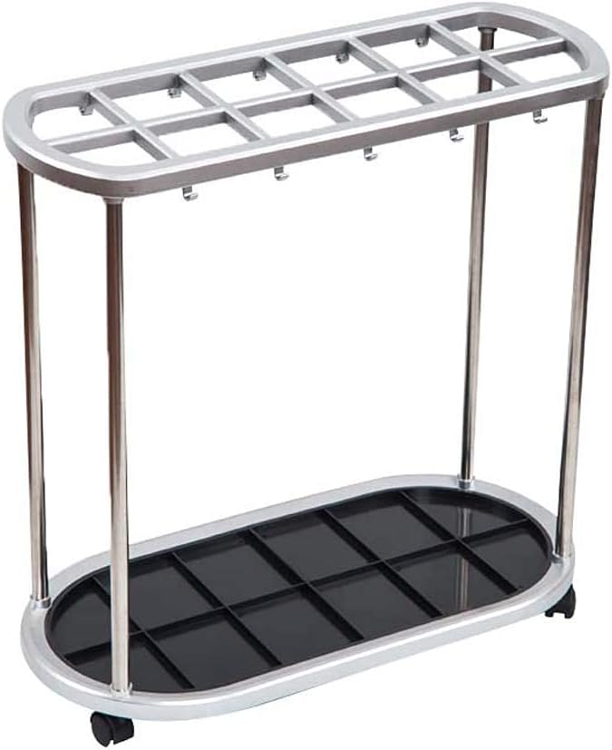 Umbrella Storage Rack 6 Holes/12 Holes/21 Holes Umbrella Stand Storage Rack Stainless Steel Umbrella Stand Without Lock Umbrella Stand