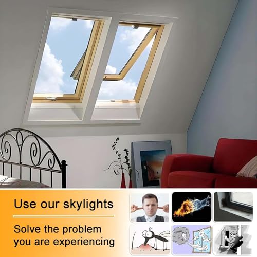 Fenêtres pour toits 65x65 cm pour illuminer vos combles - 8