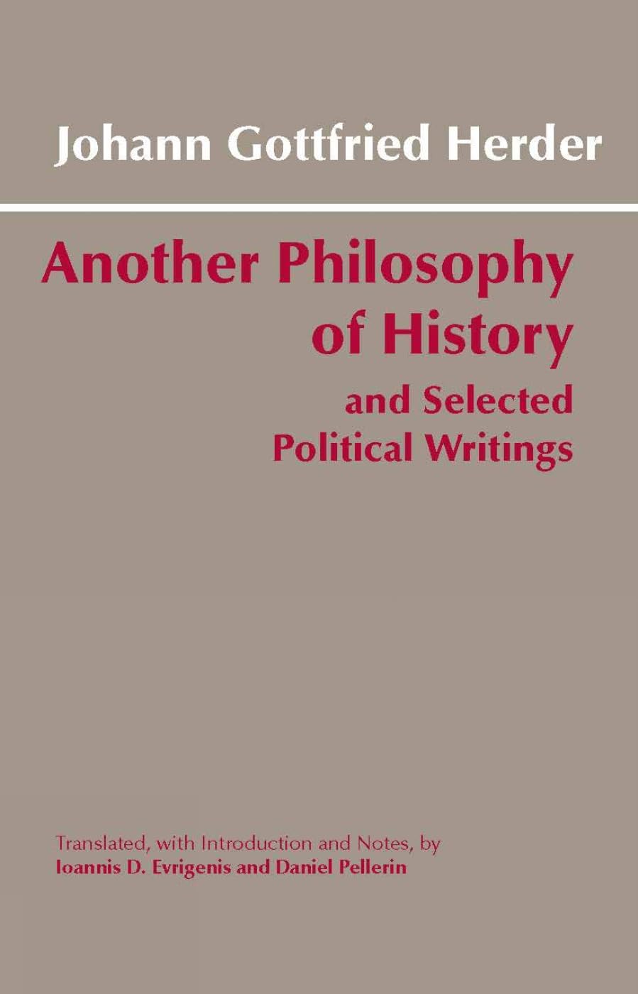 Another Philosophy of History and Selected Political Writings