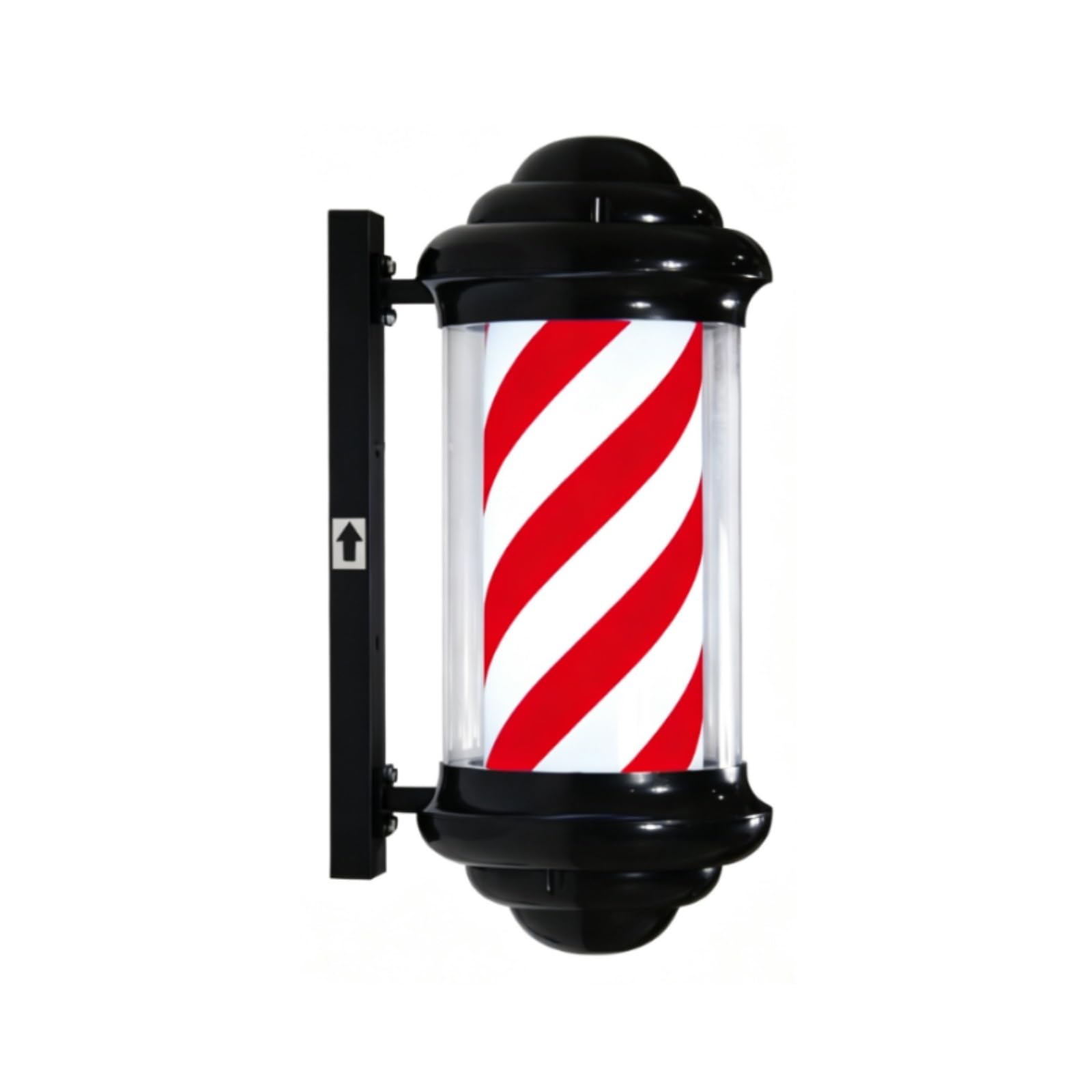 Barber Pole Rotating LED Strips Light Traditional Barber Pole