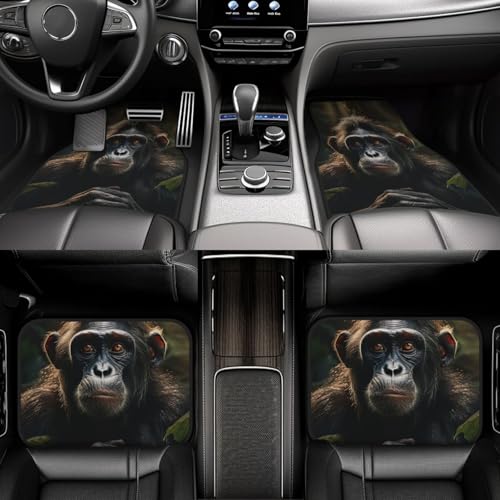 Tapis de sol de voiture toutes saisons style jungle pour SUV et camion