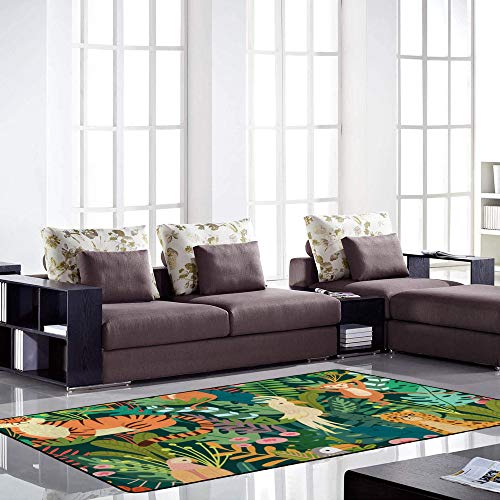Tapis facile à nettoyer Ruchen grand format 72x48 durable - 4