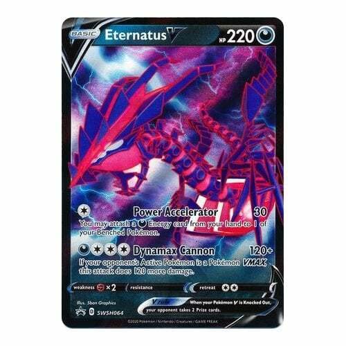 Trading Card - Sword & Shield Promo SWSH064 Eternatus V - Ungraded - 1 Piece