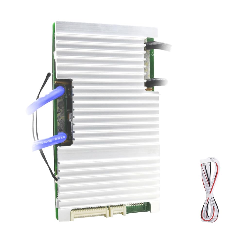 BMS - Placa de protección de cargador, 16S 100A 3.2V con módulo de protección equilibrada para batería de litio LiFePO4