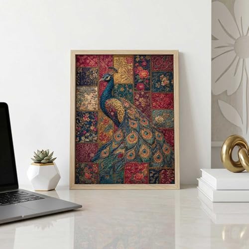 Image of kotart Traditional Art Wall Painting Home Decoration With Frame For Living Room Bed Room Hotel Wall Decor Digital Reprint Engineered Wood (25x37 inch)