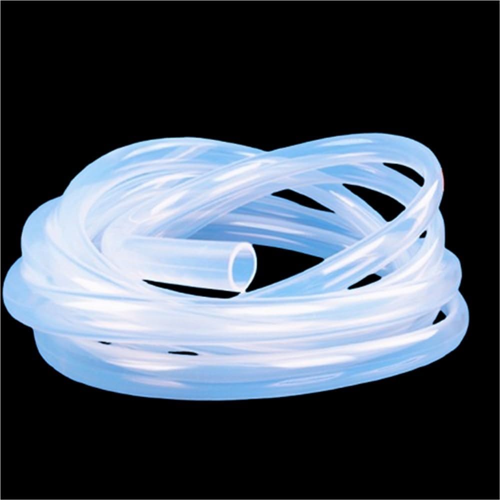 10m Clear Silicone Tube, 10M Sizes 2x4mm, 4x8mm, 8x12mm, Tasteless Air Pump Hose, Oil Resistant Pipe 1pc(8X10MM)