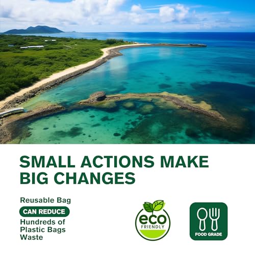 SPLF 12 Pack Reusable Gallon Freezer Bags Dishwasher Microwave Safe, 1 Gallon BPA Free Leakproof Food Storage Bags, Silicone Free Containers for Meal Prep, Fridge Kitchen Organization - Image 8