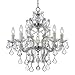Maria Theresa 6 Light Spectra Crystal Chrome Chandelier