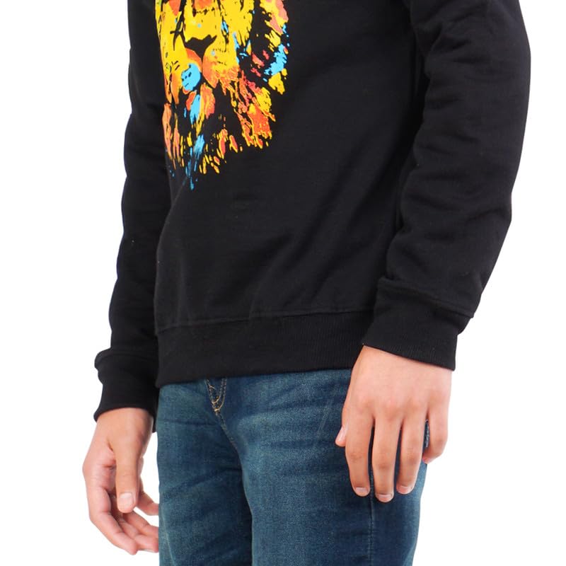 Image of Real Basics Boys Cotton Hooded Sweatshirt(Pack of 1)
