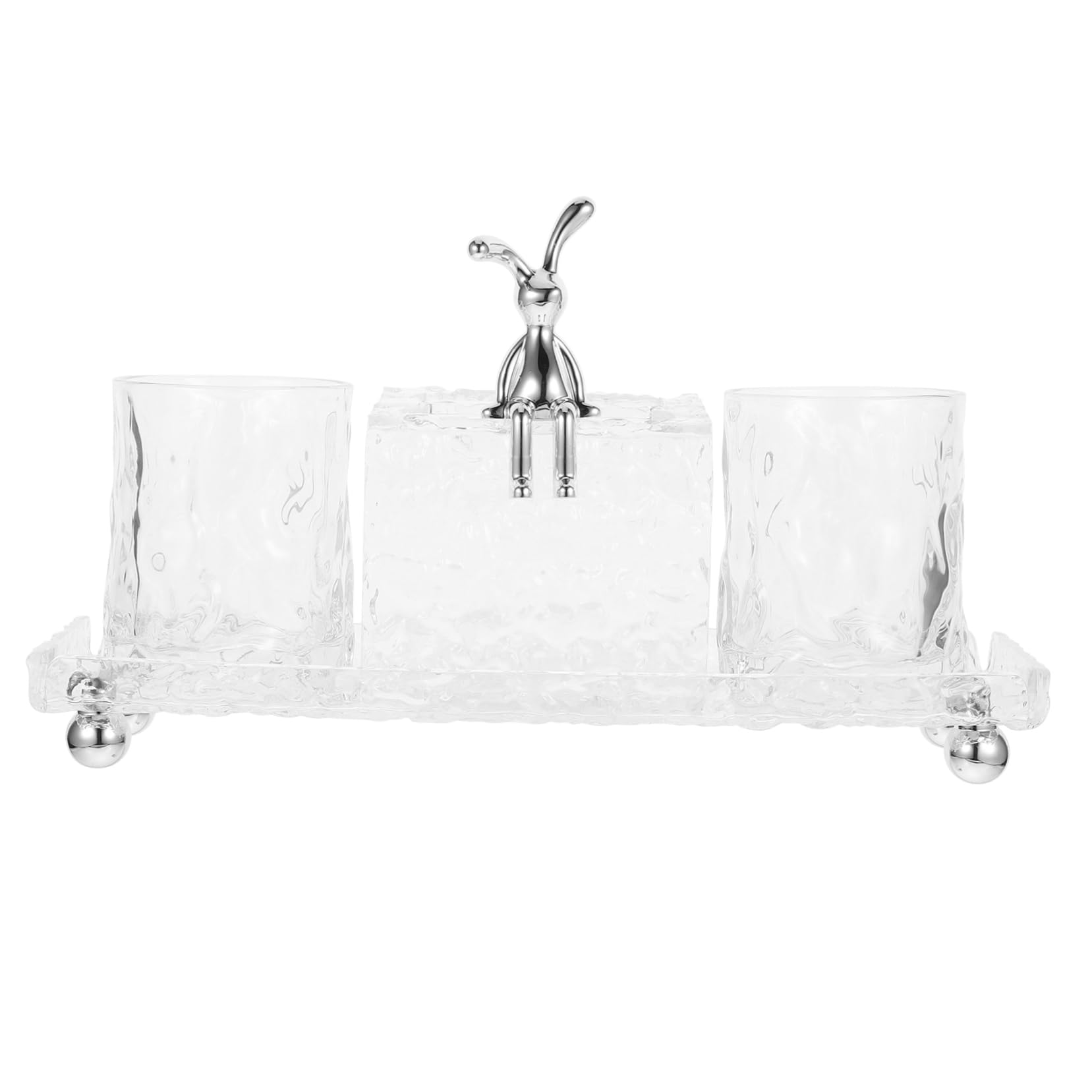 Alipis 1 Ensemble Porte-Brosse à Dents Hygiène Salle De Bains Bouche Présentoir De Salle De Bain Organisateur De Pinceaux De Maquillage Support De Dentifrice Brosse à Dents Acrylique