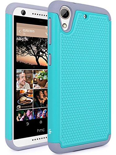 HTC Desire 626 / 626s Case, LK [Shockproof] Hybrid Dual Layer Armor Defender Protective Case Cover for HTC Desire 626 / 626s (Teal)
