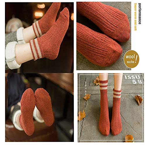 Women's Super Thick Warm Wool Socks for Women - Cozy Soft Crew Winter Socks2