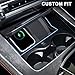 JKCOVER Center Console Wireless Charging Protective Non-Slip Mat Compatible with BMW X5 G05 X7 G07 (2019-2025) and BMW X6 G06 (2020-2025) Accessories Console Inserts Phone Charger Protective Pad