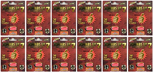 Thumbs Up 7 70K 12Pills Red Male Enhancing Natural Performance Pill The New Most Effective Natural Amplifier for Performance, Energy, and Endurance (RED(12PILLS))
