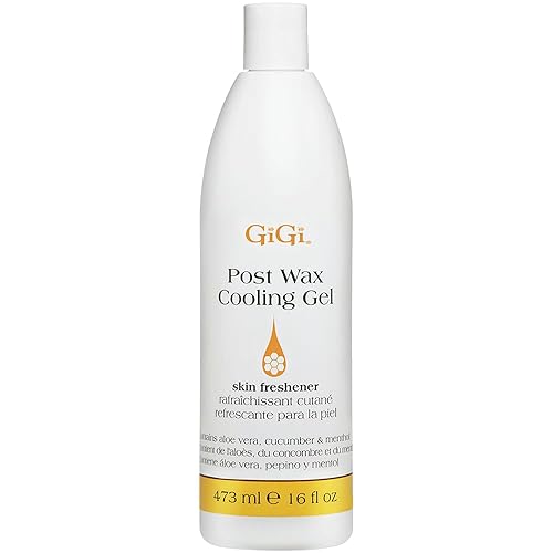 GiGi Loción posdepilación  Cuidado de la piel después de la cera (16 onzas, gel refrescante)