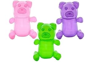 Inflatable Gummy Bear - 3-Pc Set | 24 Inch Pink, Purple, Green