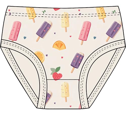 Grebarley Girls' Underwear,Soft Cotton Tagless Panties for Toddlers Pink3