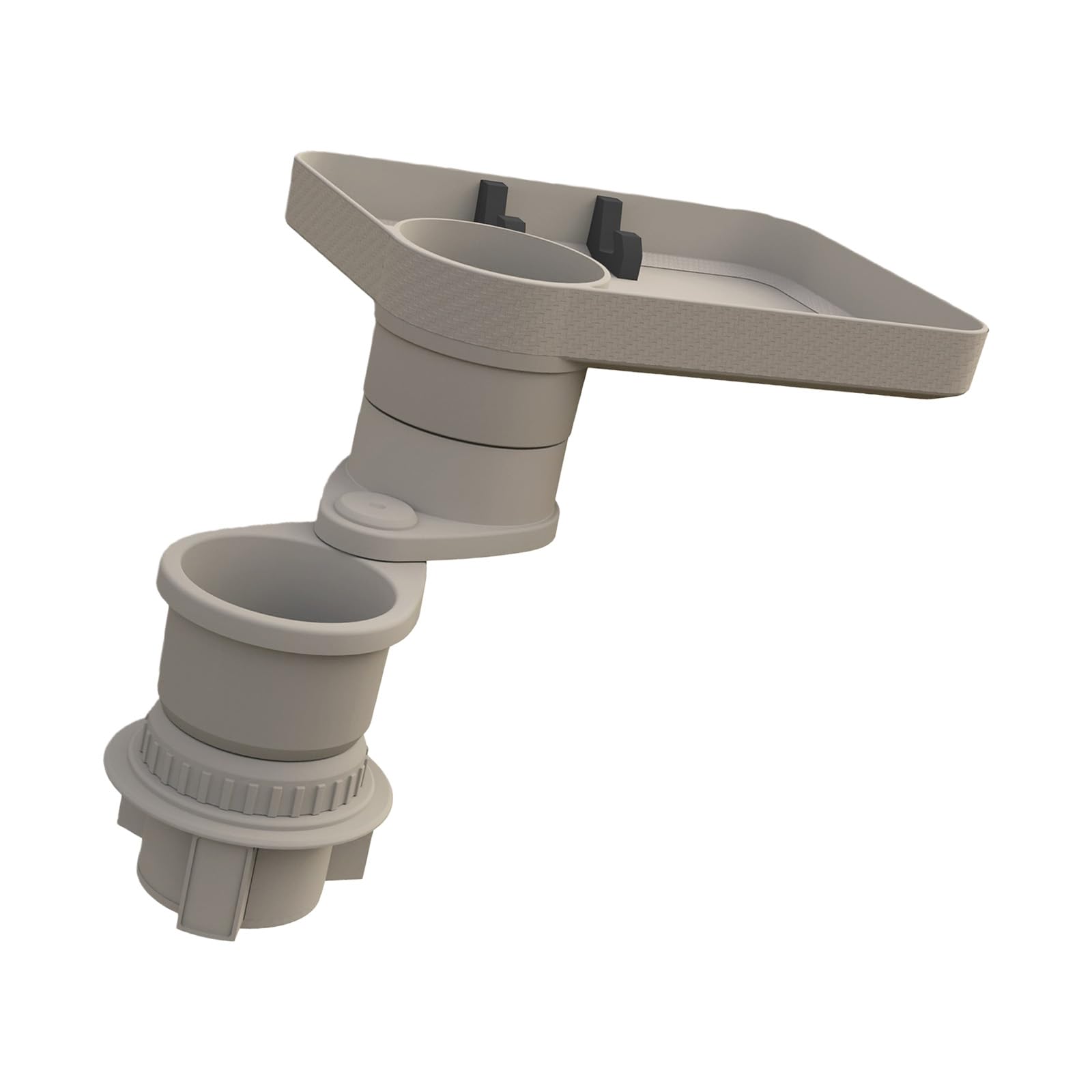 Soporte giratorio de vasos ABS de alta resistencia con bandeja integrada 7