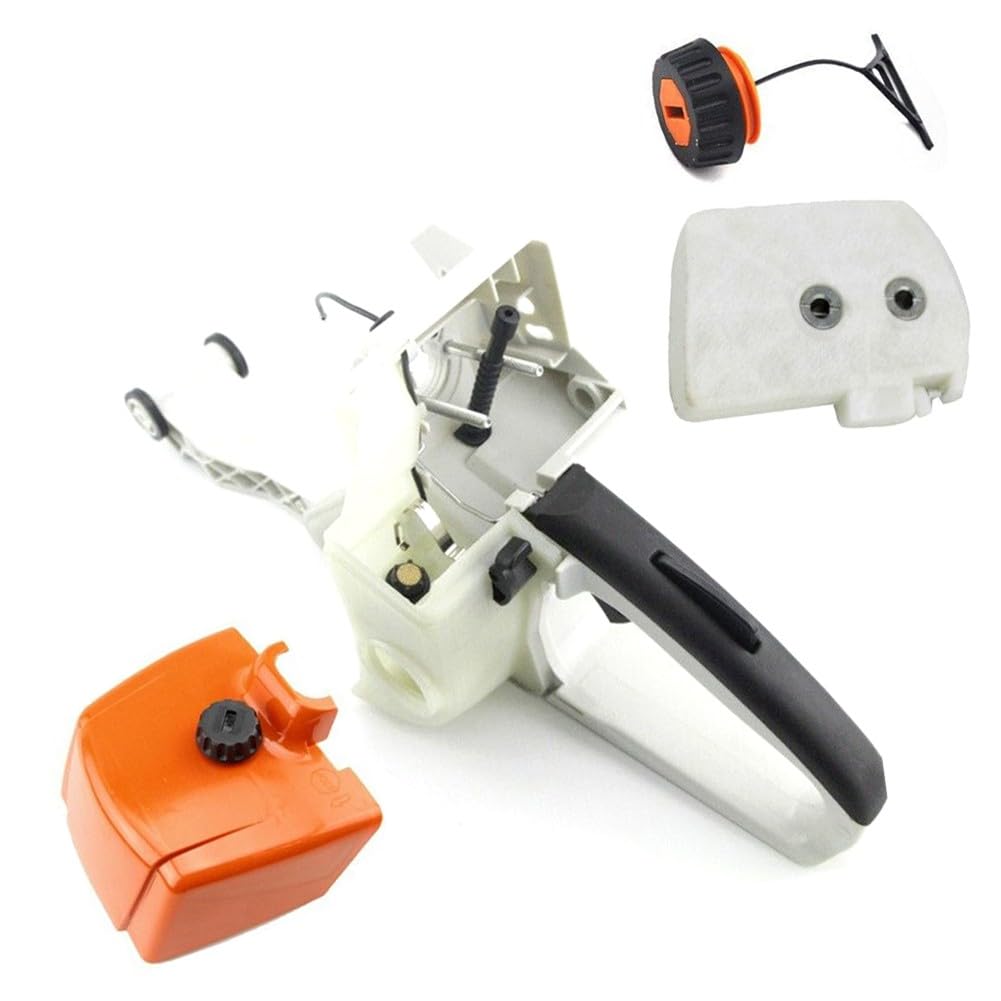 Mango trasero carcasa del depósito de combustible Juego completo con filtro de aire para 038 038AV MS380 Motosierra Pieza de repuesto 1119 350 0852