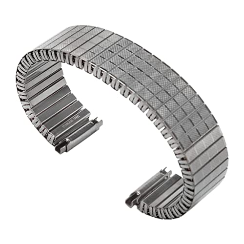 Bracelet de montre 16mm 20mm Fixoflex Speidel homme acier élastique vintage