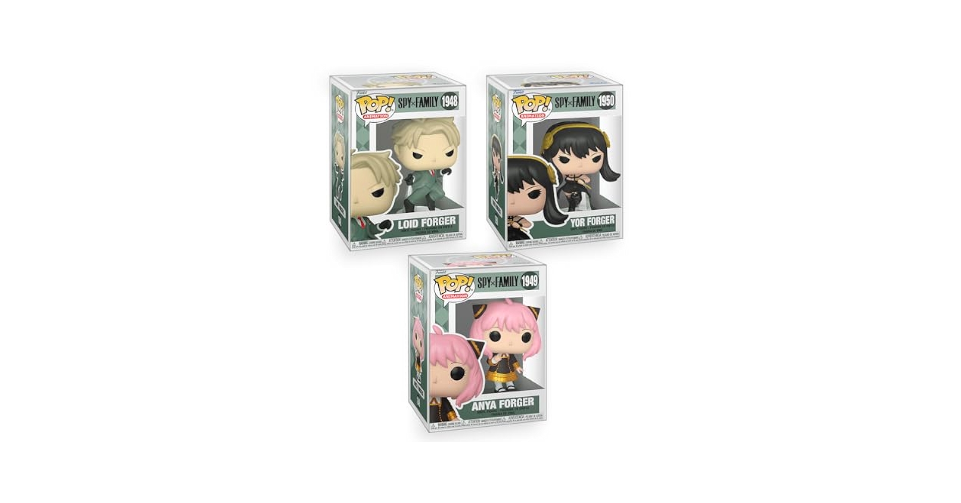 ファンコポップ スパイファミリー　SPY×FAMILY　3体セット Amazon.com: Epic Collectibles Pop Anime: Spy x Family - Set