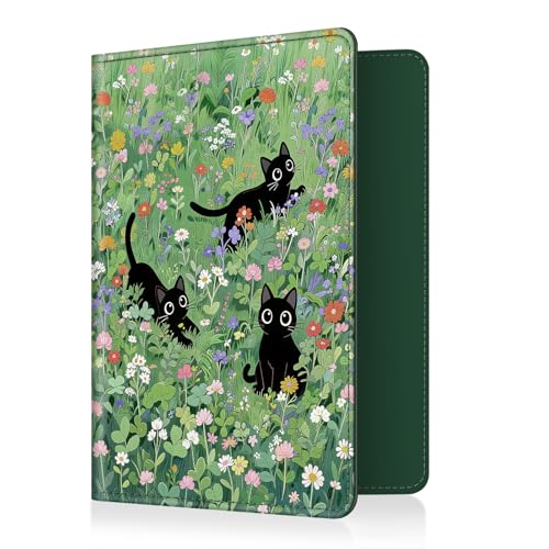 Image of FINTIE Passport Holder, Slim Travel Wallet RFID Blocking Card Case Cover Passport Cover Protector Essentials with Credit Card Slots for Women /Men | Slim