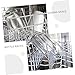 Zerodeko 6Pcs Drainer Bottle Holder for Dishwasher Space Saving Design Easy Installation Insert Sticks for Bottle Compatible with All Standard Dishwasher Bottle