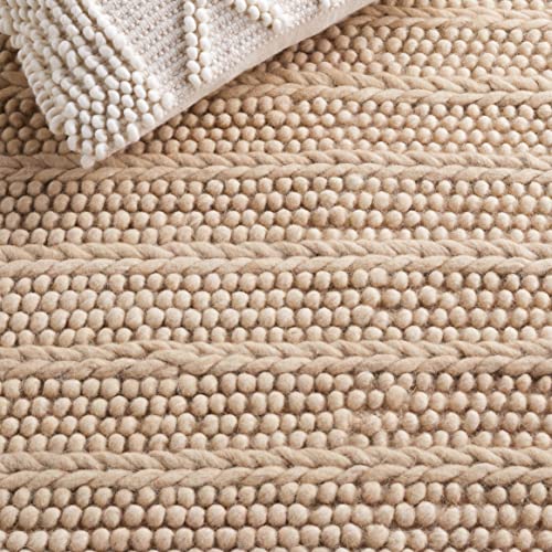 Tapete beige SAFAVIEH Natura Collection 8x10 artesanal miniatura 5