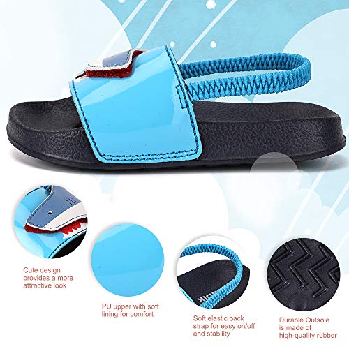 image for tombik Toddler Water Shoes Boys Beach Sandals Kids Slide Slipper for W