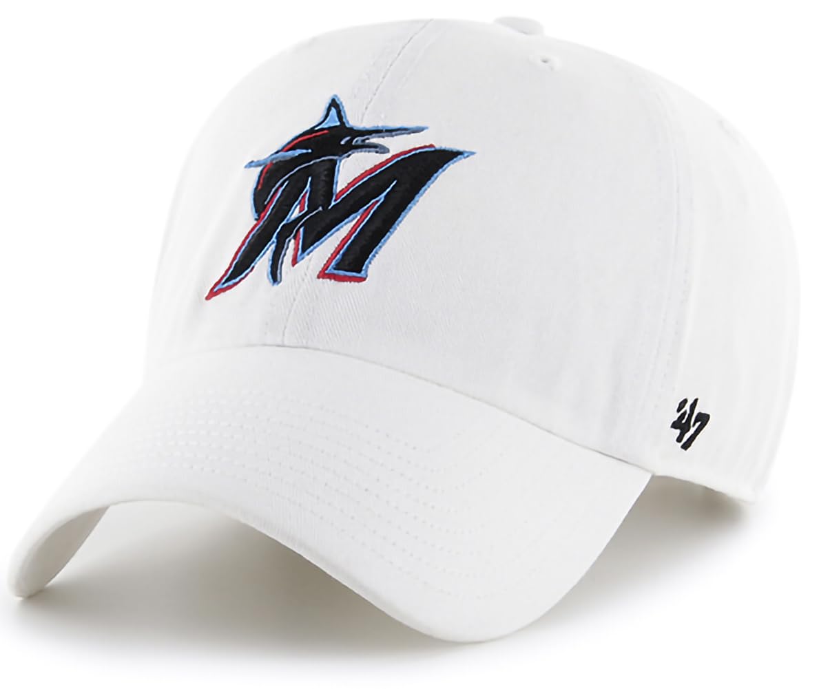 '47 MLB New York Yankees Brand Navy Basic Logo Clean Up Home Adjustable Hat — view 58