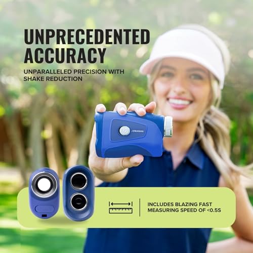 Image of Pro Tour Golf Rangefinder with Slope - Range Finder Golf with Ultra-Strength Magnet - Laser Rangefinder with Slope Technology & Flag Pole Lock Vibration - Golf Range Finder