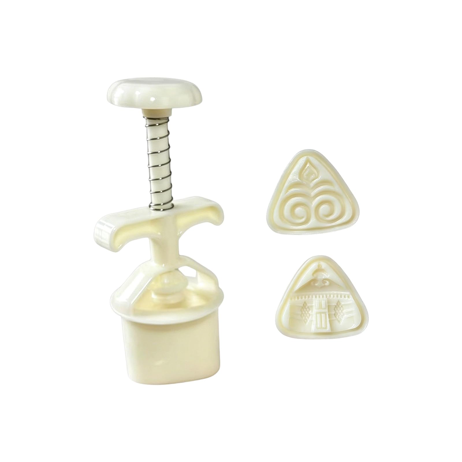 TFAOYS Cartoon Dessert Molds 3D Pastries Making Molds Zongzi Shape Baking Tool ABS Texture Dessert Press for Various Cake Simple Cookware