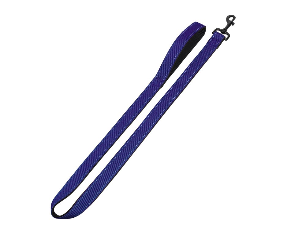 Nobby Classic Reflect Soft Leash, 120 x 2 cm, Blue/Black