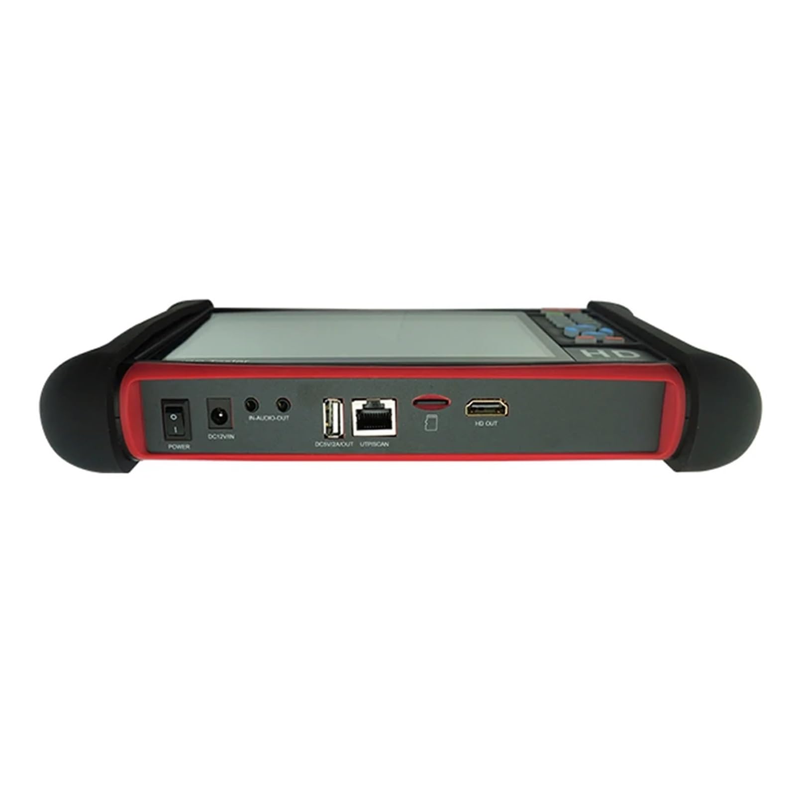 Tester kamer CCTV, Tester CCTV 4K H265 HD Z 7-calowym Ekranem Retina Touch, Wielofunkcyjnym Wsparciem Hotspot DC12V2A, Wyjście PoE DC48V