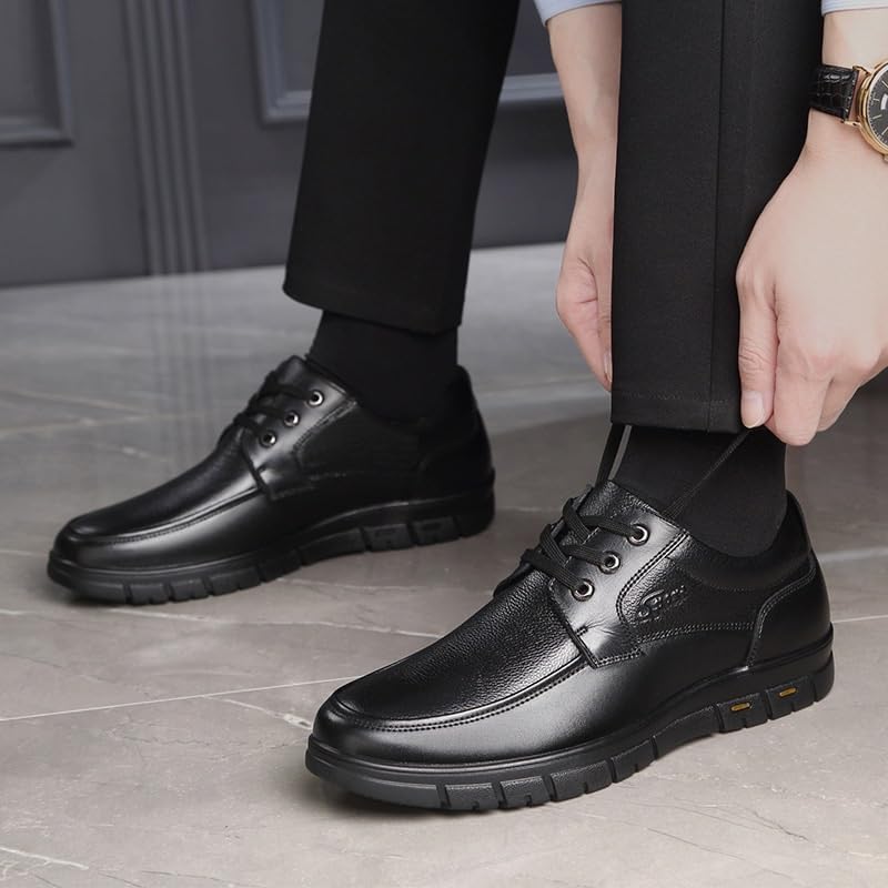 Men's Brogue Oxfords Shoes Office Working Premium Leather Derby for Wedding Evening Uniform Party Office Dress Shoes3