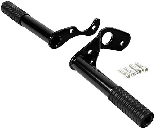 WOWTK Pasajero barra deslizante para barra de choque se adapta a Harley Softail Street Bob, Low Rider y Heritage Classic 2018-2024