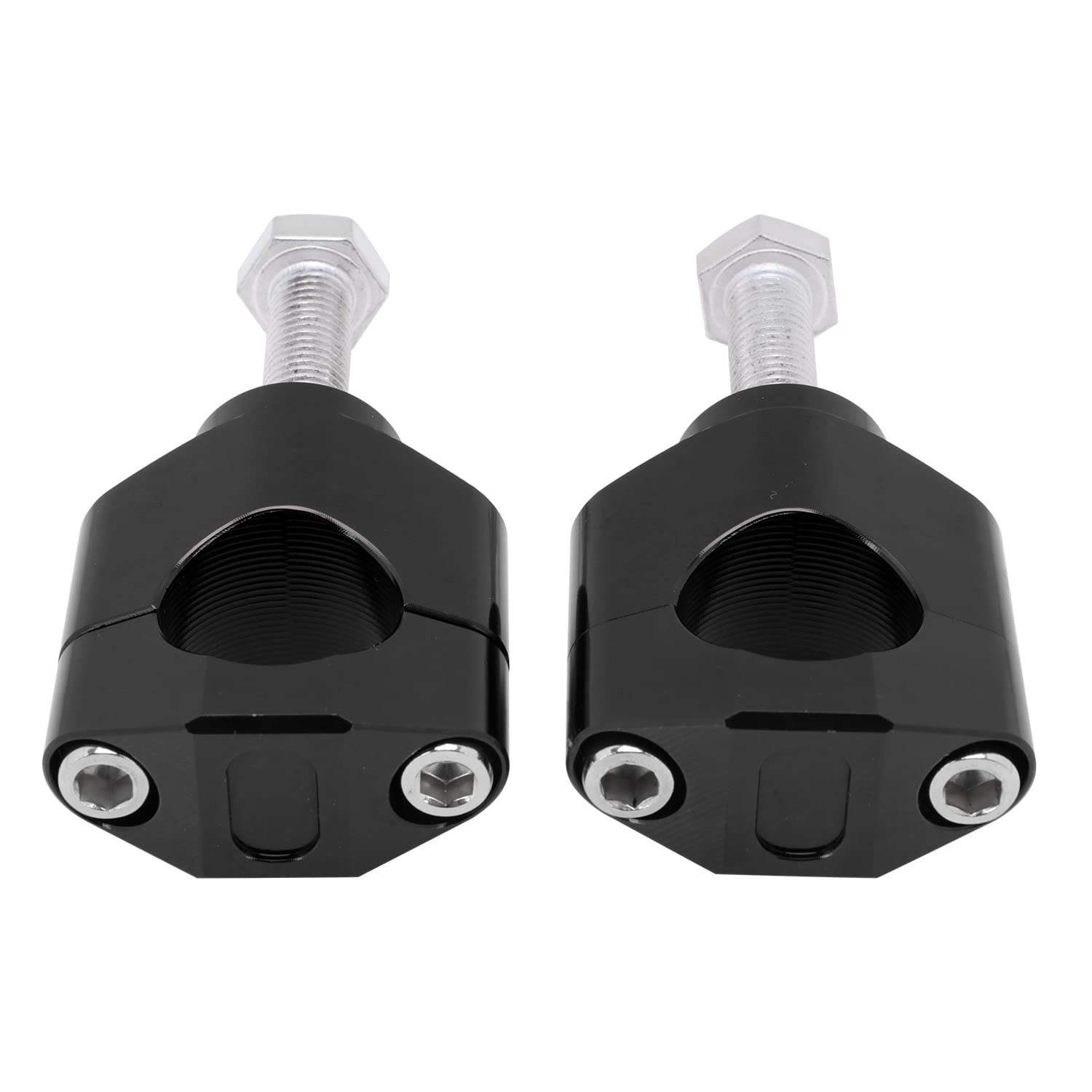 Soporte de la Abrazadera de Montaje de la Abrazadera de la Motocicleta - CR125R 00-07 CR250R 99-07 CRF250R 04-17 CRF450R 02-18 CRF450RX 17-18 CRF250X 04-17 CRF450X 05-17 - (1 1/8" 28MM) (Negro)