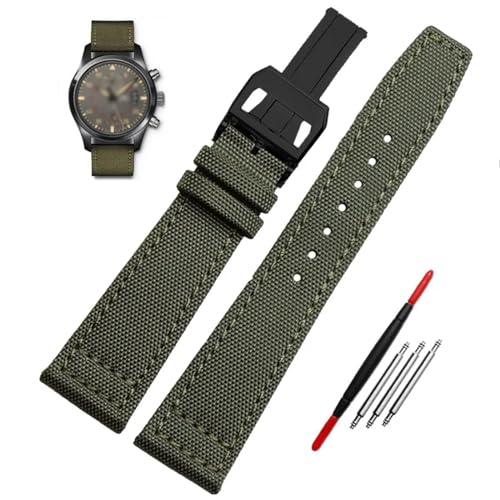 Bracelet de montre nylon résistant IWC IW377724 fini les irritations de la toile