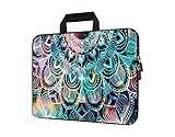 15 inch Neoprene Laptop Carrying Bag Chromebook Case Notebook Ultrabook Bag Tablet Travel Cover with Handle Zipper Carrying Sleeve Case Bag Fits 14 15 15.4 inch Netbook/Laptop (Mandala)