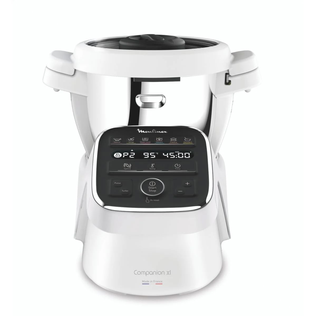 Robot cocina multifunción 3L 1550w blanco/gris - hf80db10